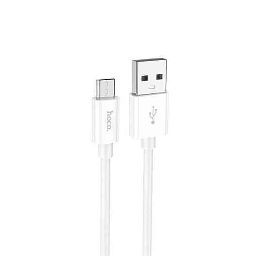 Кабель HOCO X87 Magic silicone charging data cable for Micro White Київ