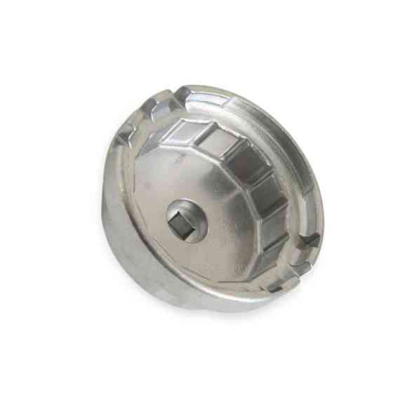 Съёмник масляного фильтра (чашка) 64,5/14 алюминиевый с прорезями автомобиль Тойота , Lexus Мукачево