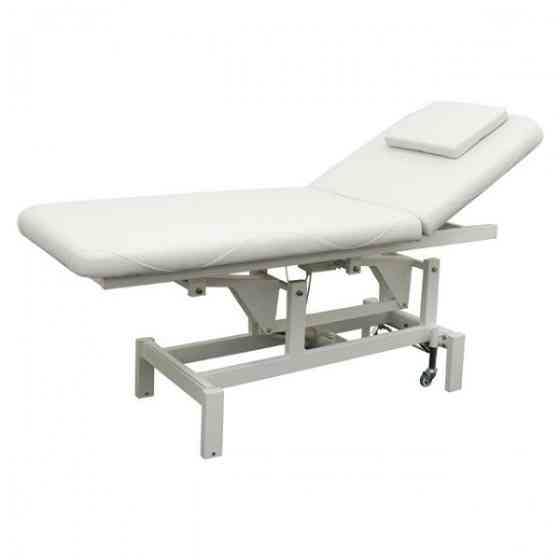 Электрический массажный стол-кушетка, 2 мотора, регулировка высоты и спинки Киев