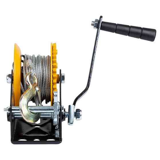 Лебідка ручна барабанна сталева трос 10 м×5мм, 550 кг SIGMA (6134011) Київ