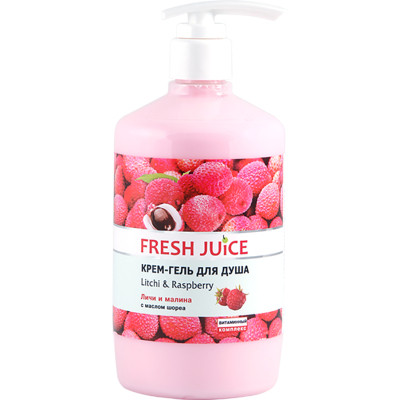 Гель для душа Fresh Juice Litchi & Raspberry 750 мл (4823015936166) Винница - изображение 1
