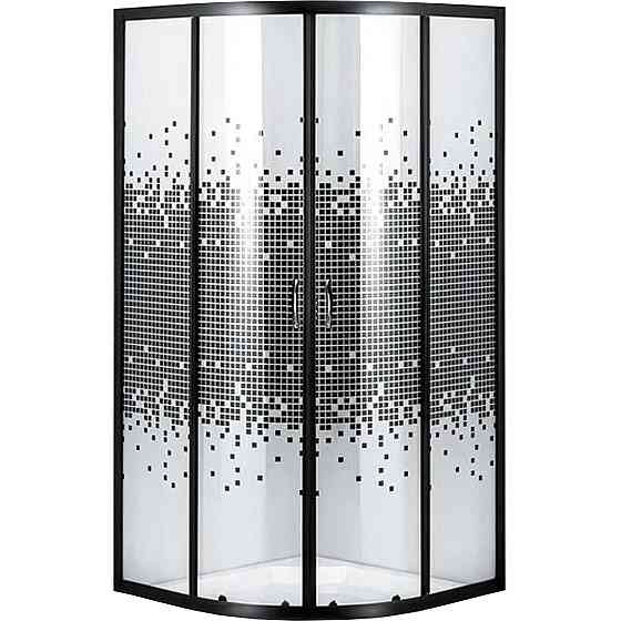 Душевая кабина полукруглая без поддона WISLA N90TB.Mosaic BRAVO (1уп.) (000028397) Киев