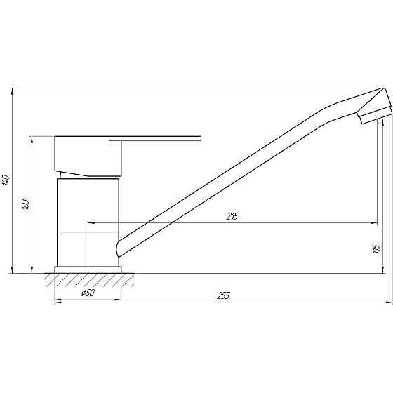 Змішувач для кухні Globus Lux MAIN SM-203 Київ