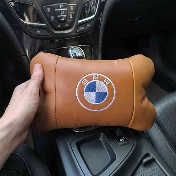 Утримуюча подушка для шиї в автомобілі BMW, Подушка для підтримки голови, Авто подушки JY-650 в машину Київ
