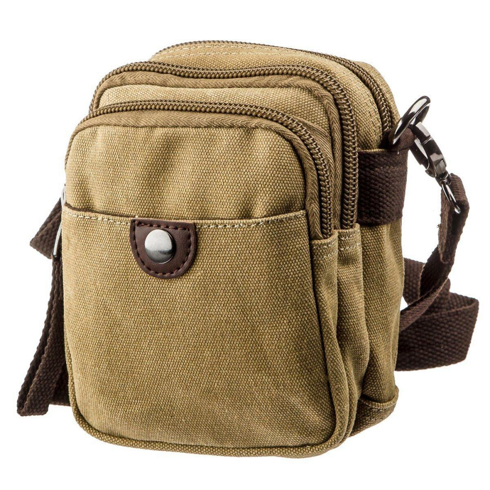 Барсетка текстильная Vintage 20161 Хаки Киев - изображение 6