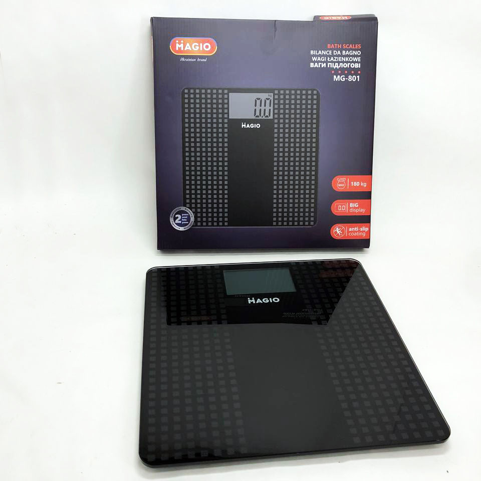Напольные весы стеклянные Magio MG-801, Персональные весы для взвешивания для взвешивания массы QW-17 Львов - изображение 1