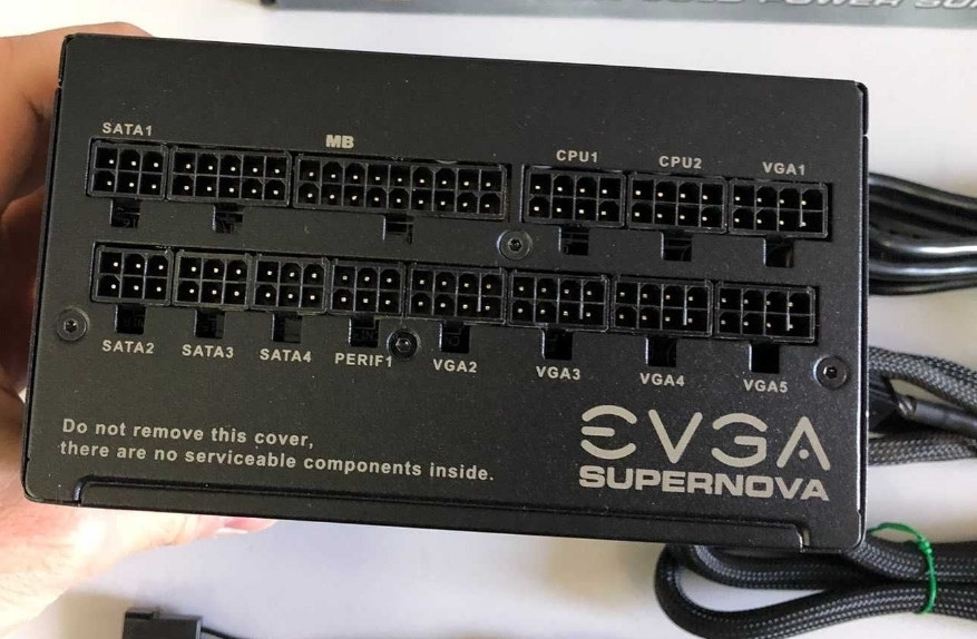 Блок живлення EVGA SuperNOVA 1000 G3 (220-G3-1000) 1000W Gold. Харків - фото 2