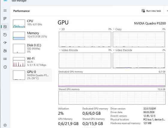 Ноутбук Dell Precision 7730 17" i7-8850H/Quadro P3200 6GB/32GB/SSD 512. Харків