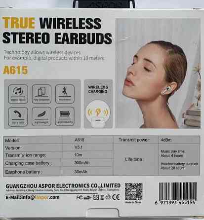 Наушники: Aspor A615 ( 3 RD Generation) Bluetooth. Харків