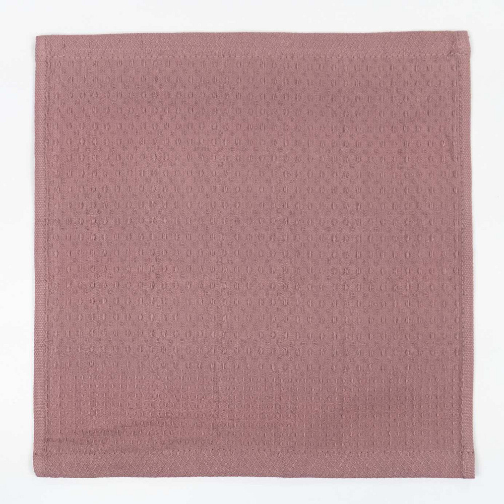 Вафельний рушник для кухні YouStar 30х30 см 220г/м2 (Коричневий) Суми - фото 1