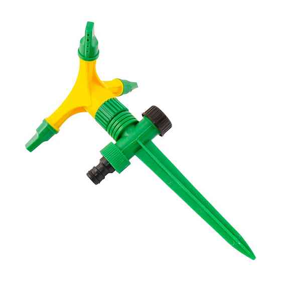 MASTERTOOL Зрошувач для поливу MASTERTOOL обертовий 3-х ріжковий ½" 12 м на ніжці 92-9322 Коломыя