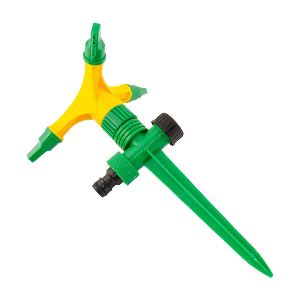 MASTERTOOL Зрошувач для поливу MASTERTOOL обертовий 3-х ріжковий ½" 12 м на ніжці 92-9322 Коломыя - изображение 2