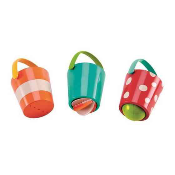 Набор игрушек для ванной Hape Счастливый ведерка 3 шт. (E0205) Харьков