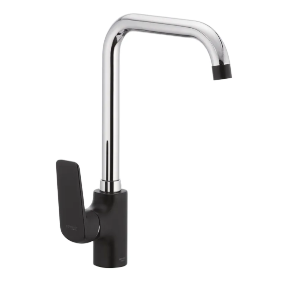 Кухонний змішувач чорний Mixxus Oregon 014-G (MX0009) Київ