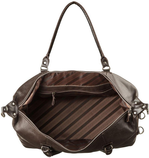 Сумка дорожная SHVIGEL 00879 Коричневая Киев - изображение 4