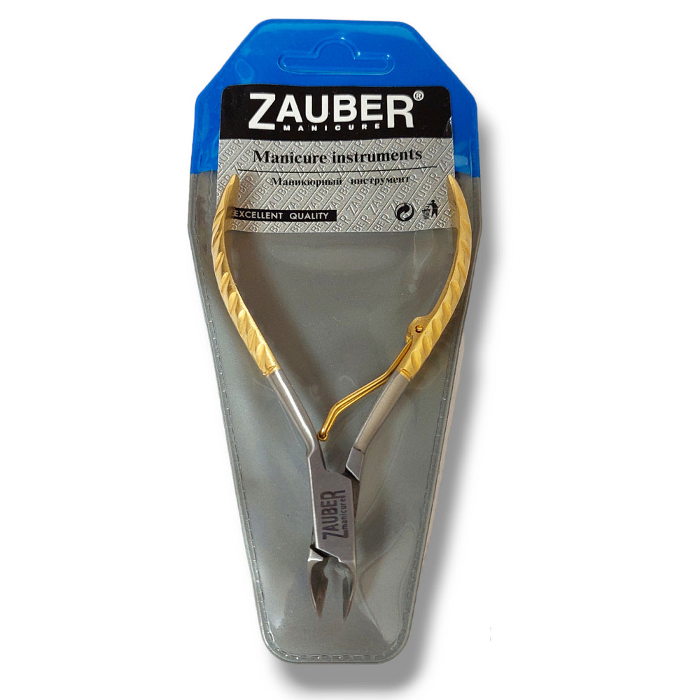 Кусачки для шкіри 9 мм Zauber для кутикули 02-225G Запоріжжя - фото 1