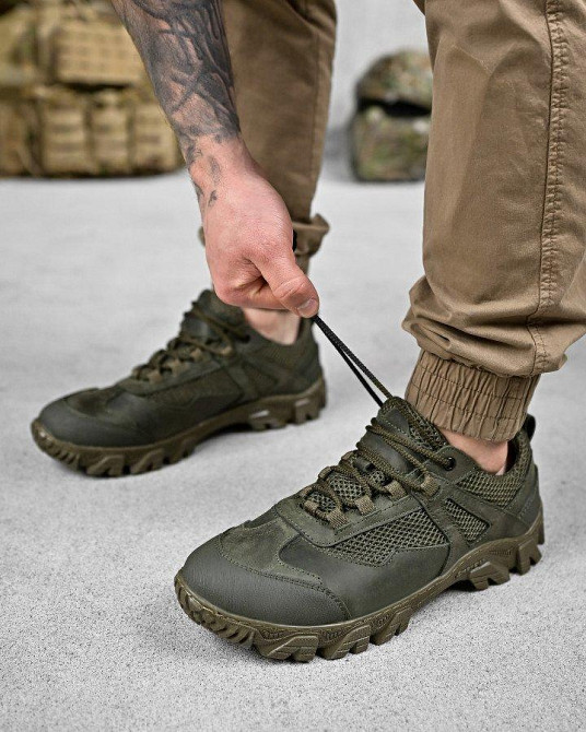 Тактические кроссовки OMEGA сетка олива ДЛ6570 Одесса - изображение 10