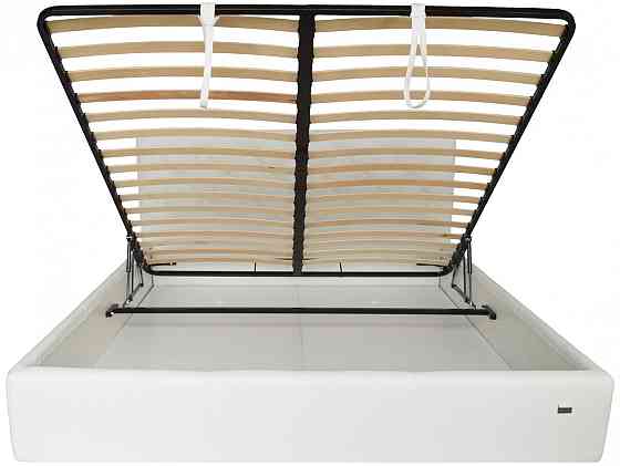 Ліжко Bristol Comfort 140 х 190 см Madrit-0920 З підйомним механізмом та нішою для білизни Білий Дніпро