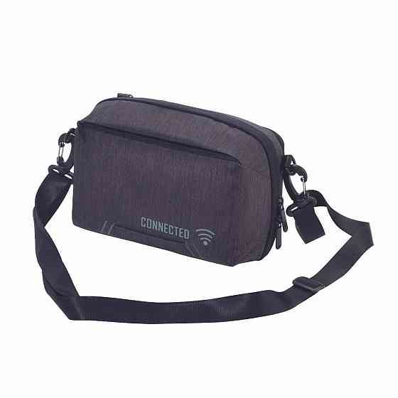 Органайзер Troika Toplader для кабелів з 2 відділеннями на блискавці. Рівне