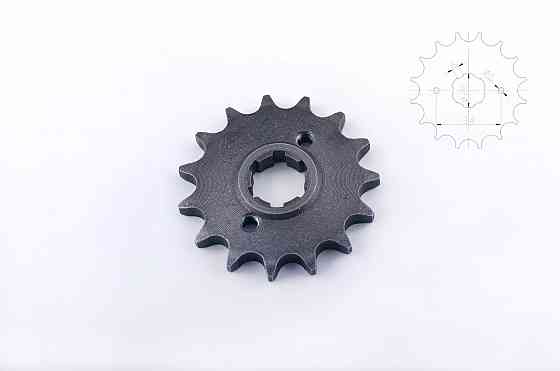 Зірочка (передня) Zongshen, мотоцикл Ліфан 125-200 428-15T Мукачево