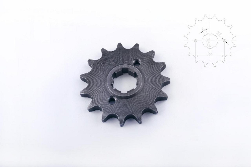 Зірочка (передня) Zongshen, мотоцикл Ліфан 125-200 428-15T Мукачево - фото 1