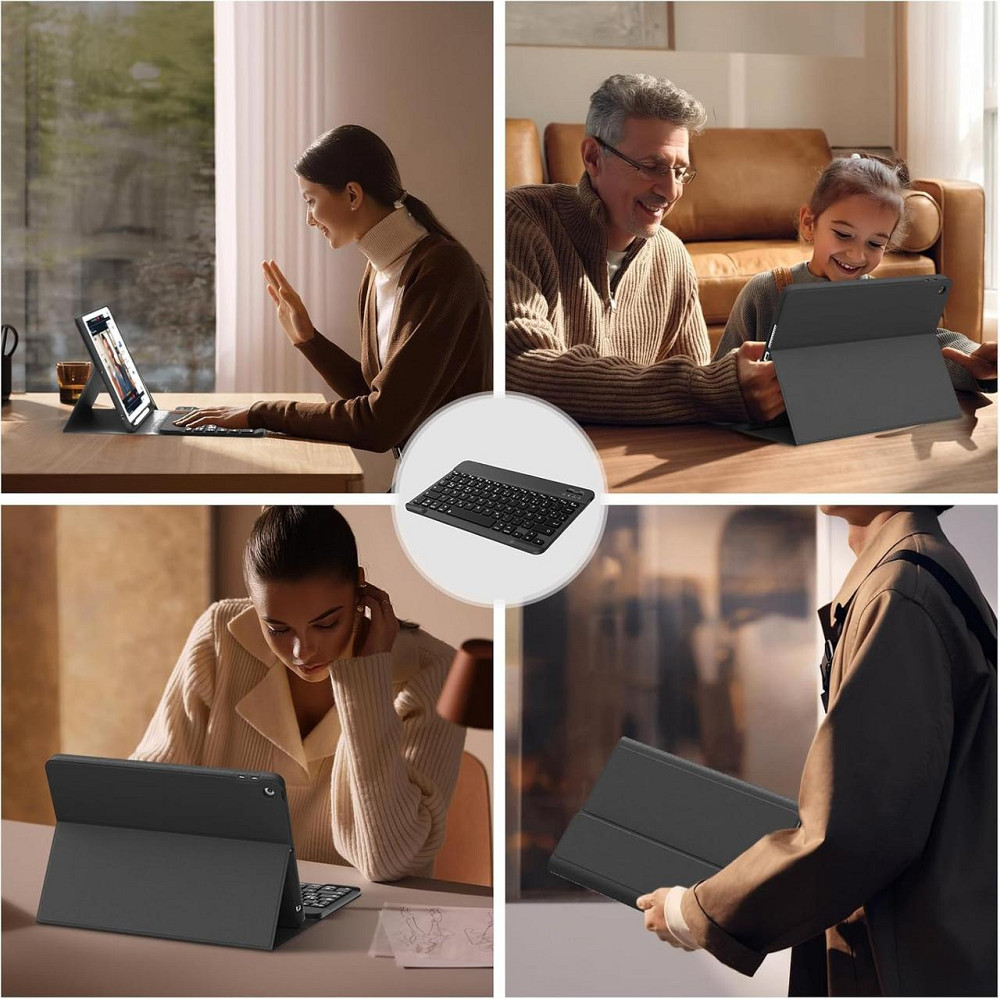 Защитный чехол с Bluetooth клавиатурой для iPad 9th/8th/7th Generation 10.2 Inch 2021/2020/2019 Днепр - изображение 4
