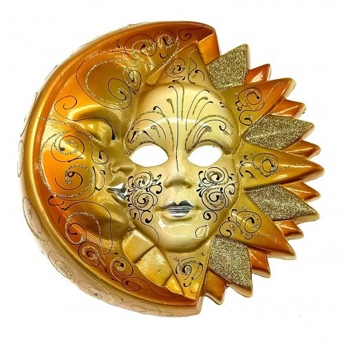 Маска настінна керамічна Місяць та Сонце Київ - фото 1