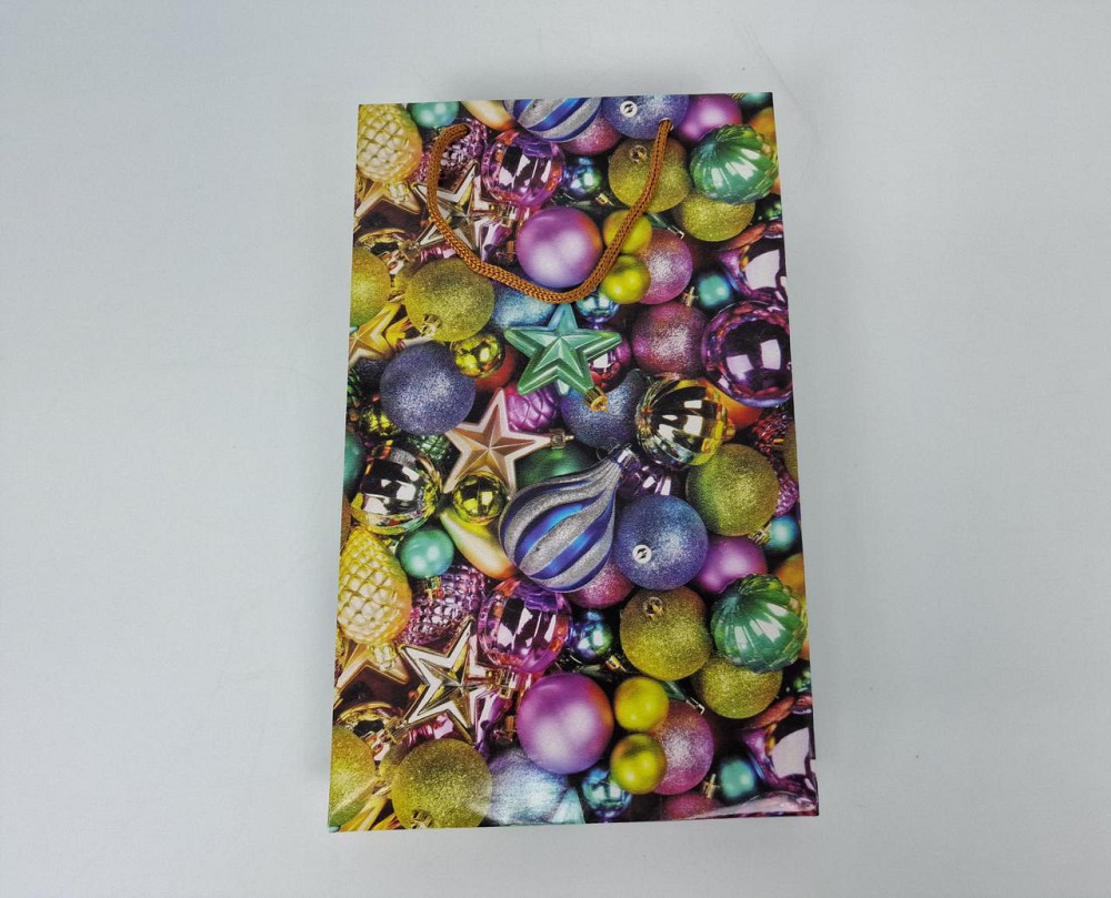 Новорічні пакети для подарунків, середній 17x26x8-029 (12 шт.) Харків - фото 2