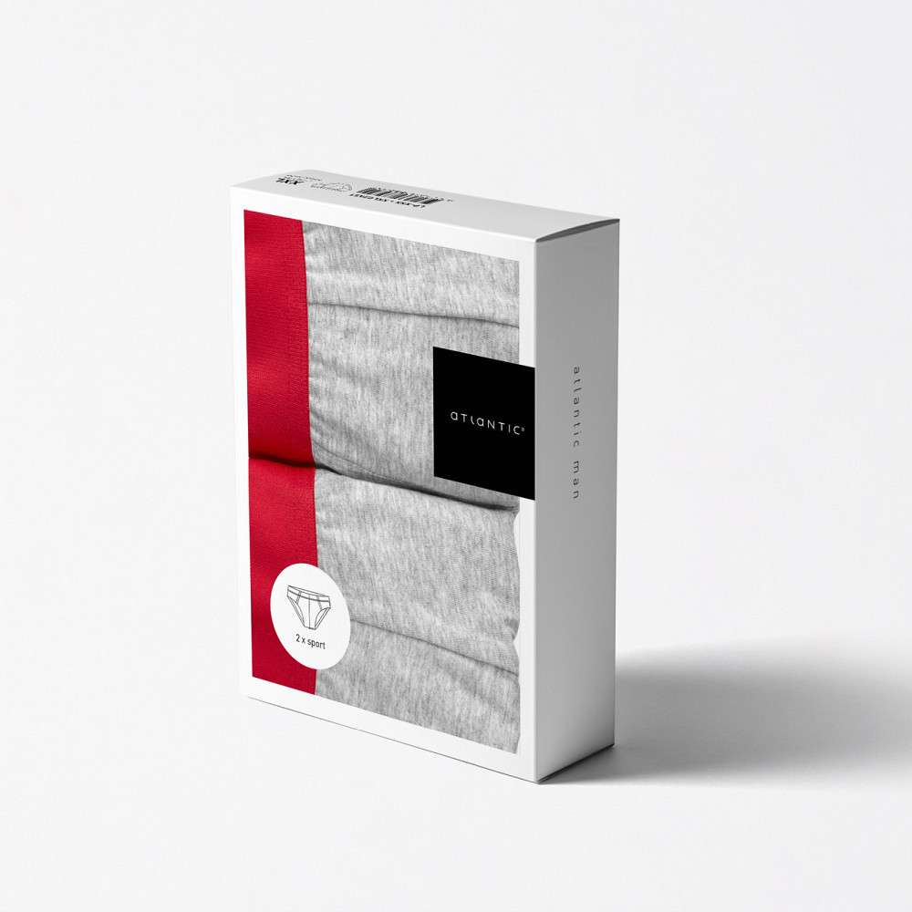 Трусы мужские спорт Atlantic MP-1482 L, Серый Киев - изображение 3