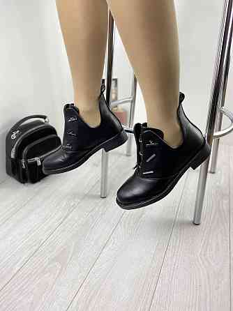 Черевики жіночі MENGTING чорні еко-шкіра 40р. (1187-1) Коломия