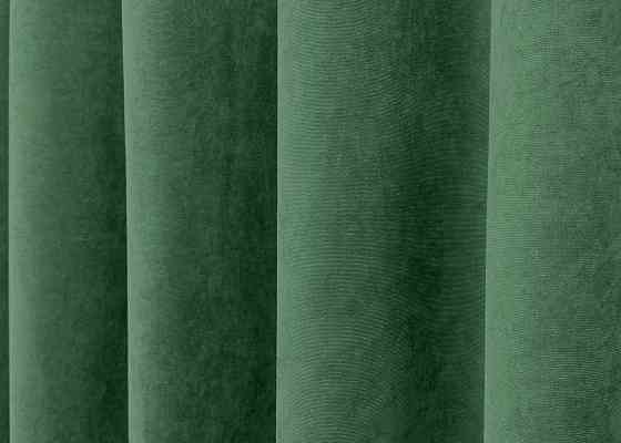 Шторна тканина мікровелюр Petek YL колір зелений 1709ш Київ