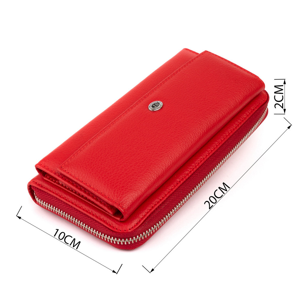 Кошелек женский ST Leather 19299 Красный Киев - изображение 3