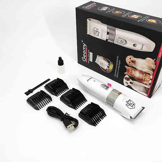 Машинка для стрижки довгошерстих собак Gemei, Машинка для стрижки тварин з регульованою довжиною KR-58 Івано-Франківськ