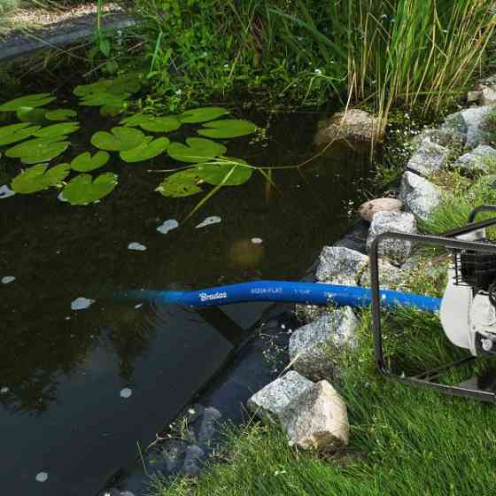 Шланг плоский AQUA-FLAT, PE/EVA, в комплекте с хомутом W.P.1, 2