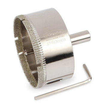 Коронка для стекла и плитки с цетрирующим сверлом 68 мм Харьков