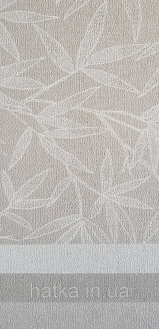 Шпалери вінілові на флізеліні метрові Rasch Novella 1,06х10 листя гілки матові білі на бежевому Київ - фото 4