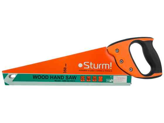 Ножовка по дереву Sturm 350мм, 3-х гран. заточка 1060-02-HS14 (читать описание) Ровно