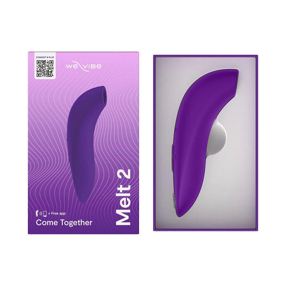 Вакуумний смарт-стимулятор для пар We-Vibe Melt 2 Purple Sex Aura Київ - фото 9