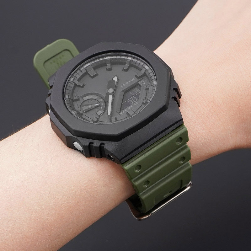 Ремешок для Casio G-Shock GA-2100 Army Green SI SBR Киев - изображение 4