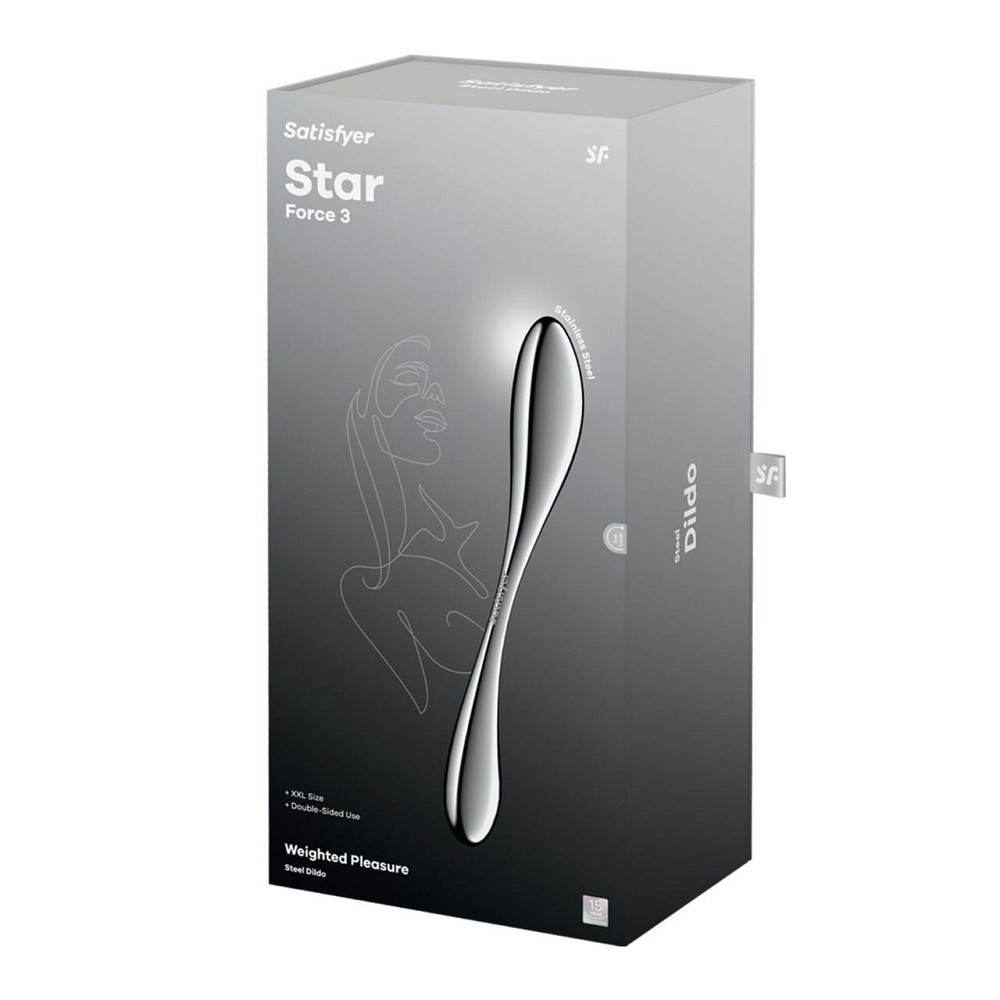 Металевий дилдо Satisfyer Star Force 3 Sex Aura Київ - фото 5