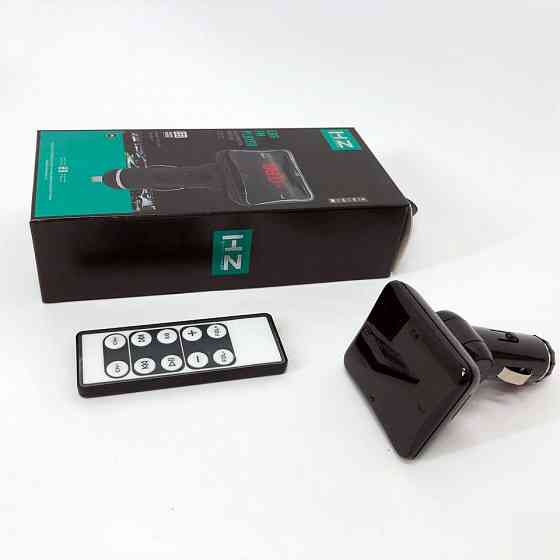 FM трансмітер HZ H9, Фм трансмітер для авто з блютуз, Модулятор FM з вхідною NZ-713 напругою 12-24v Київ