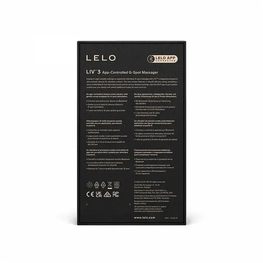 Вібратор LELO Liv 3 Powder Blue Львів - фото 4