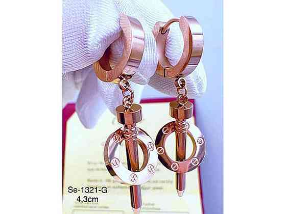 Сережки 1321 ТМ STAINLESS STEEL Київ