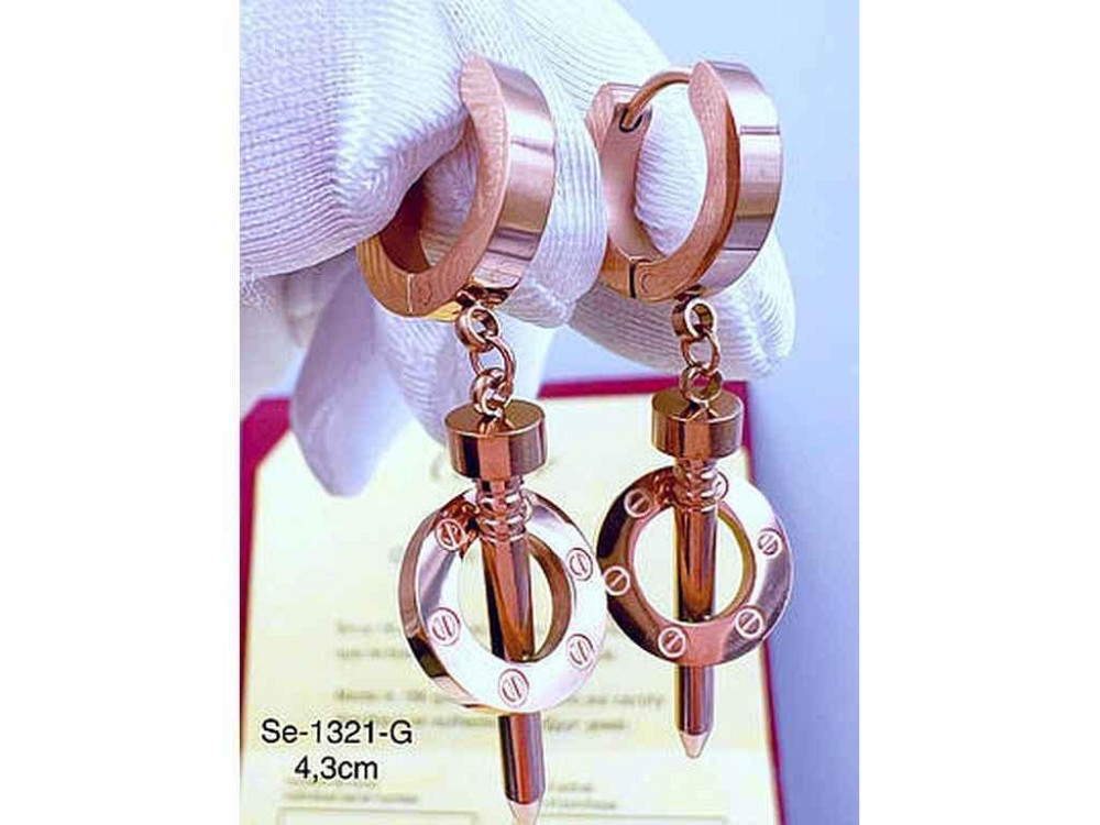 Сережки 1321 ТМ STAINLESS STEEL Київ - фото 1