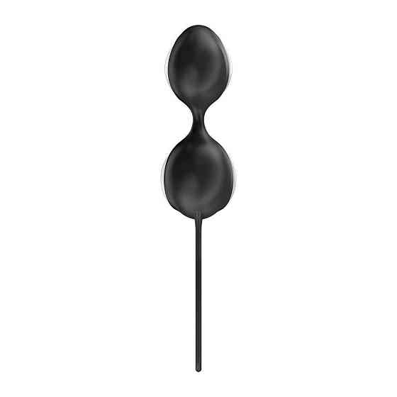 Вагінальні кульки Fun Factory SMARTBALLS DUO Black, 2 шт, діаметр 3,2 та 3,6 см Sex Aura Київ