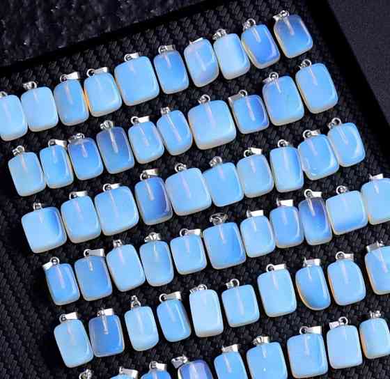 Кулон камінь опал прямокутний підвіска без шнурка 1 шт Київ