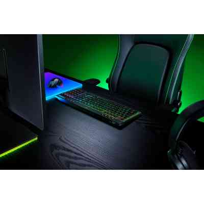 Клавиатура Razer BlackWidow V4 Low-Profile Wireless/Bluetooth/USB Green switch UA Black (RZ03-05270100-R3M1) Винница