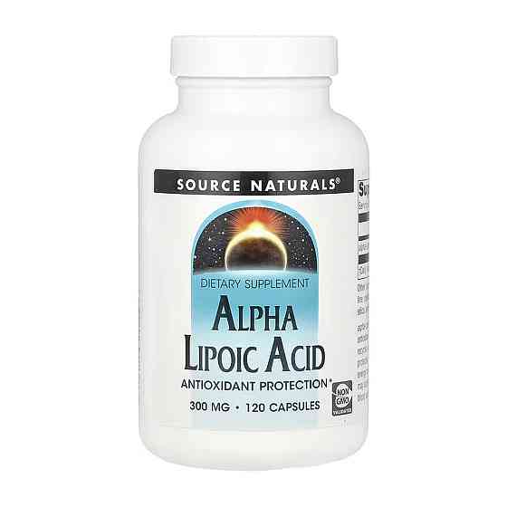 Альфа-ліпоєва кислота 300 мг Source Naturals Alpha Lipoic Acid 120 капс Київ