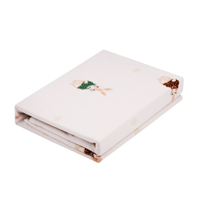 Постельное белье Ardesto Gloria сатин кролики, бежевый полуторный евро 160х220 (ART1622BR) Винница - изображение 3