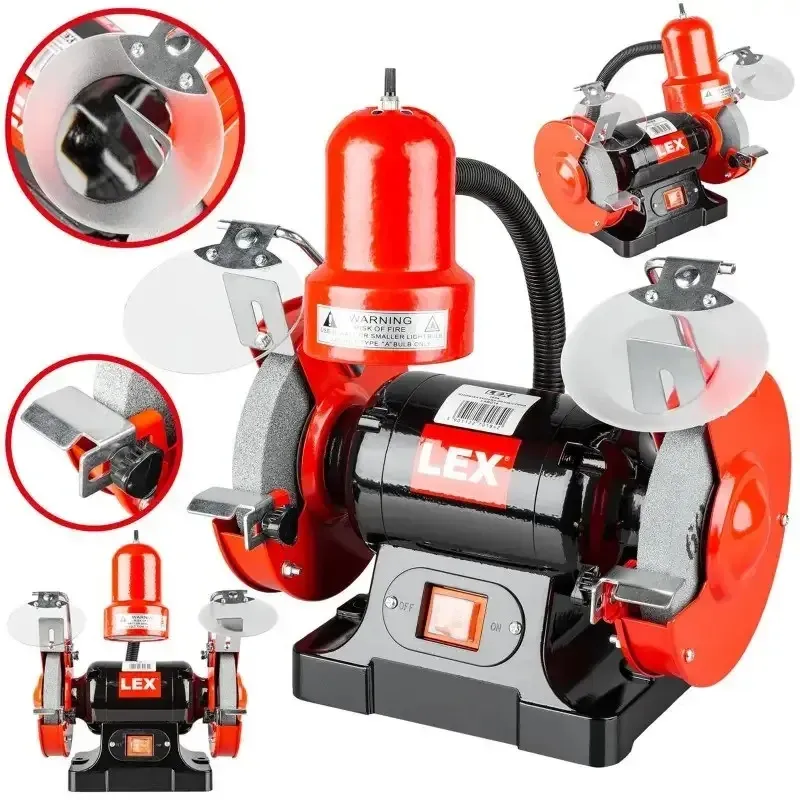 Точильна машина LEX LXBG14, 2 камені, 1400 Вт, гарантія 12 міс Львів - фото 1